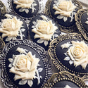Rose Cameo Brooch Cameo Jewelry Roses Pin-Lydia's Vintage | Handmade Vintage Style Jewelry, Brooches, Pins, Necklaces, Bracelets