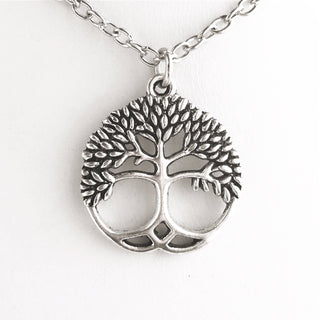 Tree of Life Necklace Silver Celtic Pendant-Lydia's Vintage | Handmade Personalized Vintage Style Necklaces, Lockets, Earrings, Bracelets, Brooches, Rings