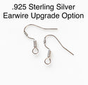 Elephant Earrings Silver Elephant Jewelry-Lydia's Vintage | Handmade Personalized Vintage Style Earrings and Ear Cuffs