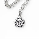 Sun Necklace Silver Sun Necklace-Lydia's Vintage | Handmade Personalized Vintage Style Necklaces, Lockets, Earrings, Bracelets, Brooches, Rings