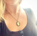Cameo Necklace Classic Lady Woman Cameo-Lydia's Vintage | Handmade Personalized Vintage Style Necklaces, Lockets, Earrings, Bracelets, Brooches, Rings