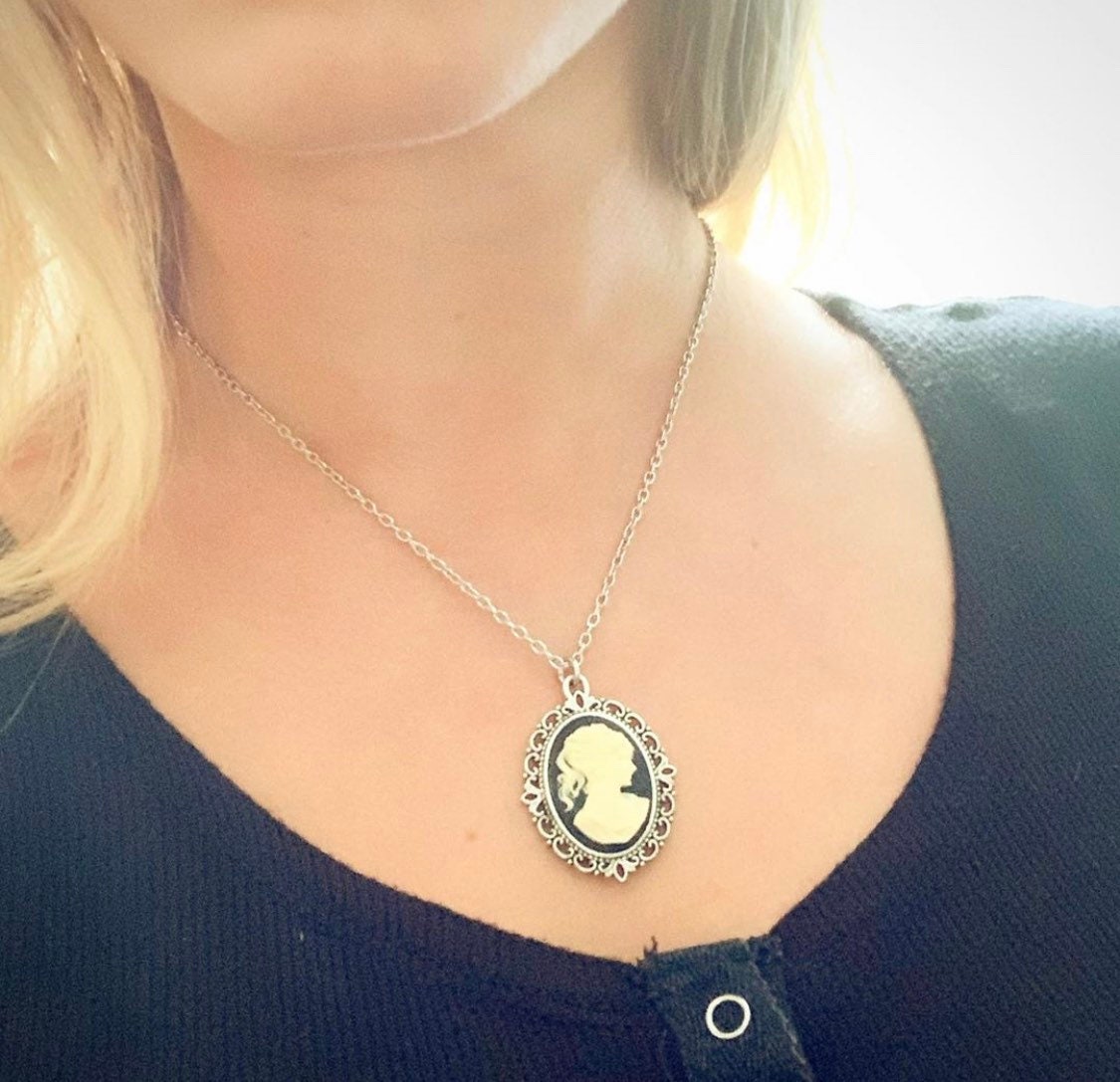 Cameo Necklace Gift for Women Cameo Jewelry 