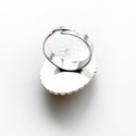 Cameo Ring Rose Cameo Flower Ring-Lydia's Vintage | Handmade Personalized Vintage Style Rings, Earrings, Bracelets, Brooches, Necklaces, Lockets