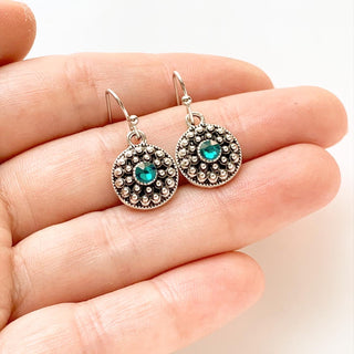 Birthstone Earrings Personalized Jewelry Gift for Her for Women-Lydia's Vintage | Handmade Personalized Vintage Style Earrings and Ear Cuffs