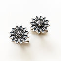 Sunflower Cufflinks Summer Fall Wedding-Lydia's Vintage | Handmade Personalized Cufflinks and Tie Tacks
