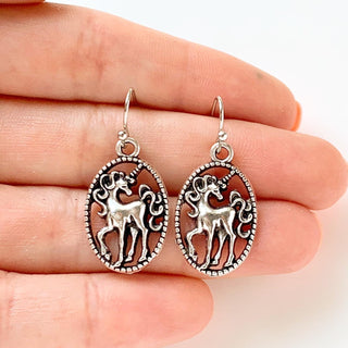 Unicorn Earrings The Last Unicorn Silver Earrings Gifts for Her-Lydia's Vintage | Handmade Personalized Vintage Style Earrings and Ear Cuffs