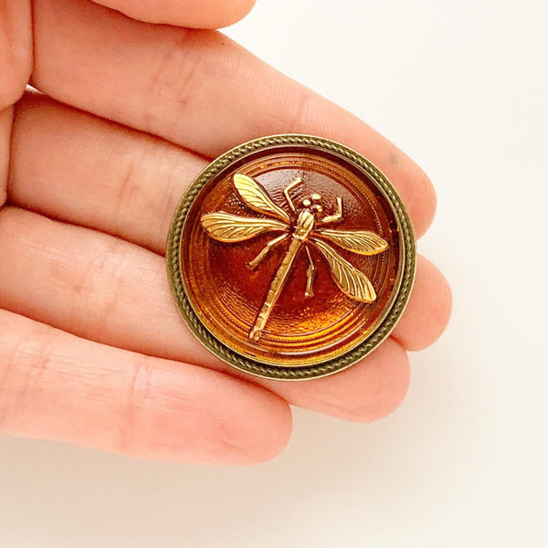 Dragonfly Brooch Outlander Gifts Outlander Jewelry Renaissance Faire Pin-Lydia's Vintage | Handmade Custom Cosplay, Renaissance Fair Inspired Style Necklaces, Earrings, Bracelets, Brooches, Rings