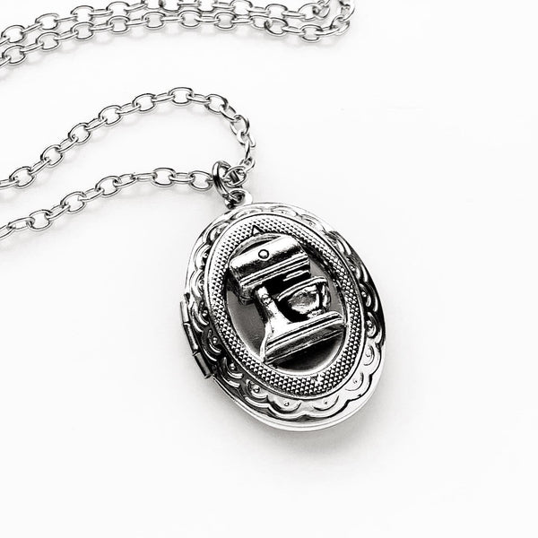 Baking Necklace Locket Pendant Baking Gifts Baker Jewelry-Lydia's Vintage | Handmade Personalized Vintage Style Necklaces, Lockets, Earrings, Bracelets, Brooches, Rings