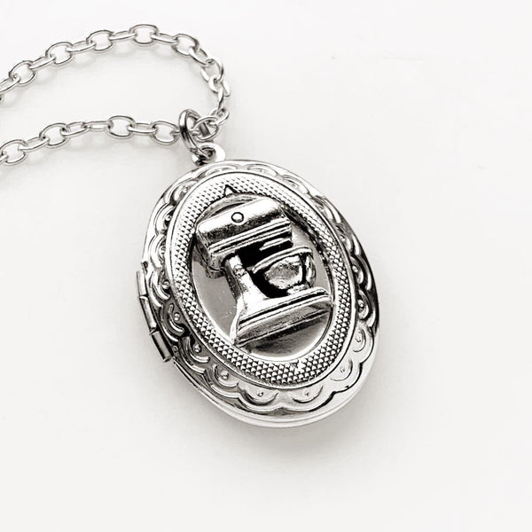 Baking Necklace Locket Pendant Baking Gifts Baker Jewelry-Lydia's Vintage | Handmade Personalized Vintage Style Necklaces, Lockets, Earrings, Bracelets, Brooches, Rings