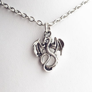 Dragon Necklace Dragon Pendant for Men or Women-Lydia's Vintage | Handmade Personalized Vintage Style Necklaces, Lockets, Earrings, Bracelets, Brooches, Rings