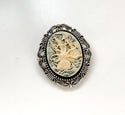 Large Pirate Ship Cameo Brooch-Lydia's Vintage | Handmade Personalized Vintage Style Necklaces, Lockets, Earrings, Bracelets, Brooches, Rings