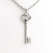 Load image into Gallery viewer, Key Necklace Skeleton Key Jewelry-Lydia&#39;s Vintage | Handmade Personalized Vintage Style Necklaces, Lockets, Earrings, Bracelets, Brooches, Rings