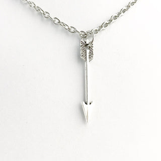 Arrow Necklace Arrow Jewelry Dainty Silver Necklace-Lydia's Vintage | Handmade Personalized Vintage Style Necklaces, Lockets, Earrings, Bracelets, Brooches, Rings
