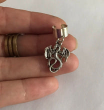 Load image into Gallery viewer, Dragon Ear Cuff Dragon No Piercing Ear Cuffs Non Pierced-Lydia&#39;s Vintage | Handmade Personalized Vintage Style Earrings and Ear Cuffs