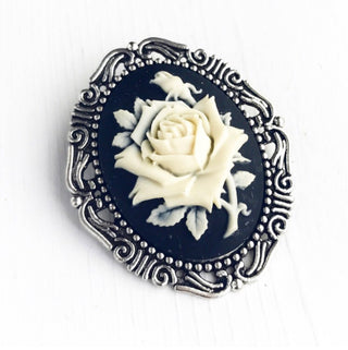 Rose Cameo Brooch Cameo Jewelry Roses Pin-Lydia's Vintage | Handmade Vintage Style Jewelry, Brooches, Pins, Necklaces, Bracelets