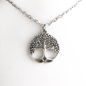 Tree of Life Necklace Silver Celtic Pendant-Lydia's Vintage | Handmade Personalized Vintage Style Necklaces, Lockets, Earrings, Bracelets, Brooches, Rings