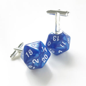 D20 Cufflinks Dungeons and Dragons D&D Geek Geeky Wedding Dungeon Master Gift
