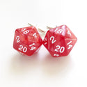 D20 Cufflinks Dungeons and Dragons Geek Wedding Nerdy Gifts-Lydia's Vintage | Handmade Personalized Cufflinks and Tie Tacks
