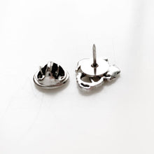 Load image into Gallery viewer, Dragon Pin Small Silver Dragon Tie Tack-Lydia&#39;s Vintage | Handmade Personalized Cufflinks and Tie Tacks