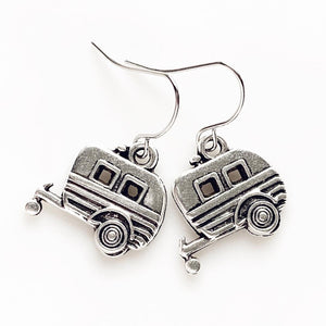 Camper Earrings Travel Trailer Vintage Camper Camping Glamping Gifts