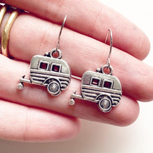 Load image into Gallery viewer, Camper Earrings Travel Trailer Vintage Camper Camping Glamping Gifts