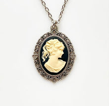 Load image into Gallery viewer, Cameo Necklace Gift for Women Cameo Jewelry-Lydia&#39;s Vintage | Handmade Personalized Vintage Style Necklaces, Lockets, Earrings, Bracelets, Brooches, Rings