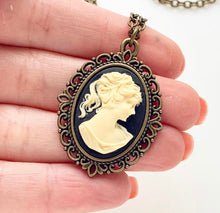 Load image into Gallery viewer, Cameo Necklace Classic Lady Woman Cameo