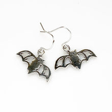 Load image into Gallery viewer, Bat Earrings Bat Jewelry Cute Halloween Earrings-Lydia&#39;s Vintage | Handmade Personalized Vintage Style Earrings and Ear Cuffs