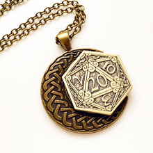 Load image into Gallery viewer, Dungeons and Dragons Necklace D20 Necklace Dungeon Master Gift