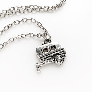 Camper Necklace Camper Gifts Travel Trailer Caravan Glamping Camping Gifts