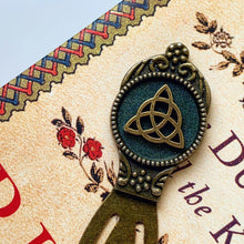 Load image into Gallery viewer, Celtic Knot Bookmark Book Lover Gift-Lydia&#39;s Vintage | Handmade Personalized Bookmarks, Keychains