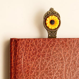 Sunflower Bookmark Book Lover Gift-Lydia's Vintage | Handmade Personalized Bookmarks, Keychains