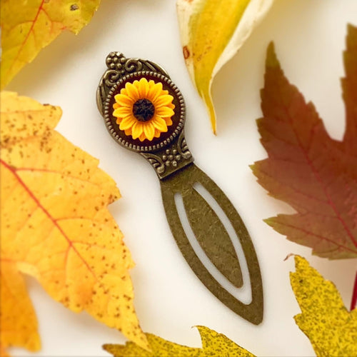 Sunflower Bookmark Book Lover Gift