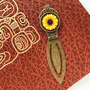 Sunflower Bookmark Book Lover Gift-Lydia's Vintage | Handmade Personalized Bookmarks, Keychains