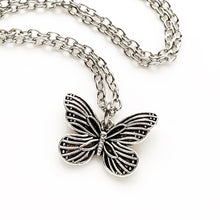 Load image into Gallery viewer, Butterfly Necklace Silver Butterfly Pendant Gift for Women-Lydia&#39;s Vintage | Handmade Personalized Vintage Style Necklaces, Lockets, Earrings, Bracelets, Brooches, Rings