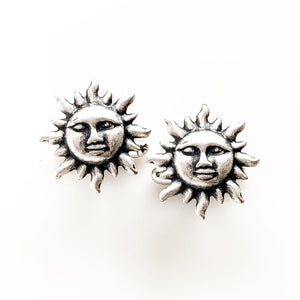 Sun Cufflinks Tie Clip Set Tie Bar Wedding Gifts for Men Groom
