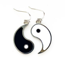 Load image into Gallery viewer, Yin Yang Earrings Mismatched Earrings y2k Yin Yang Jewelry