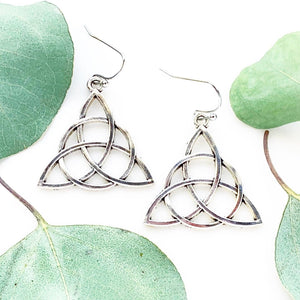 Celtic Earrings Celtic Knot Trinity Knots Celtic Jewelry-Lydia's Vintage | Handmade Personalized Vintage Style Earrings and Ear Cuffs