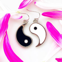 Load image into Gallery viewer, Yin Yang Earrings Mismatched Earrings y2k Yin Yang Jewelry-Lydia&#39;s Vintage | Handmade Personalized Vintage Style Earrings and Ear Cuffs