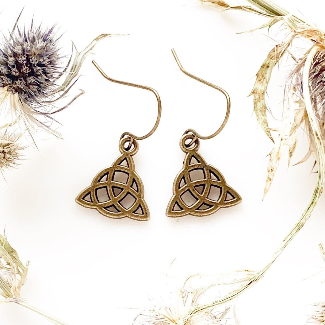 Celtic Knot Earrings Celtic Jewelry Renaissance Faire Elven Earrings
