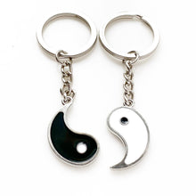 Load image into Gallery viewer, Best Friend Keychain Bestie BFF Gift Yin Yang Keychain Set
