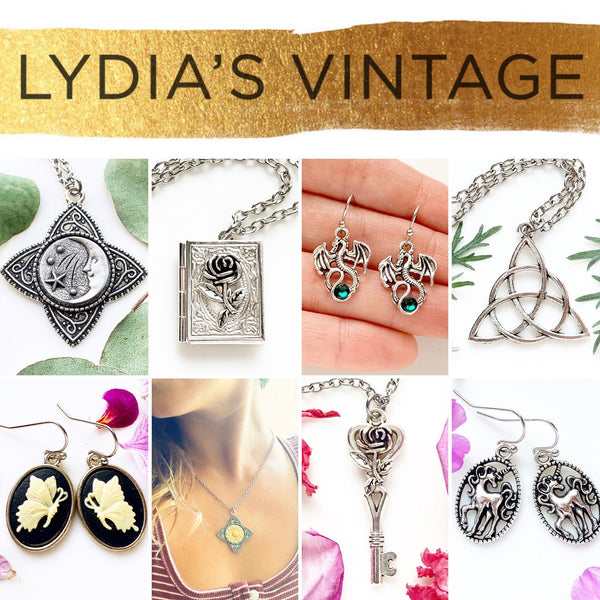 Celtic Knot Keychain Personalized Initial Custom Triquetra Trinity Knot-Lydia's Vintage | Handmade Personalized Bookmarks, Keychains