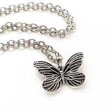Load image into Gallery viewer, Butterfly Necklace Silver Butterfly Pendant Gift for Women-Lydia&#39;s Vintage | Handmade Personalized Vintage Style Necklaces, Lockets, Earrings, Bracelets, Brooches, Rings
