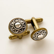 Load image into Gallery viewer, Two Tone Cufflinks Wedding Gifts for Men