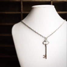 Load image into Gallery viewer, Key Necklace Skeleton Key Jewelry-Lydia&#39;s Vintage | Handmade Personalized Vintage Style Necklaces, Lockets, Earrings, Bracelets, Brooches, Rings